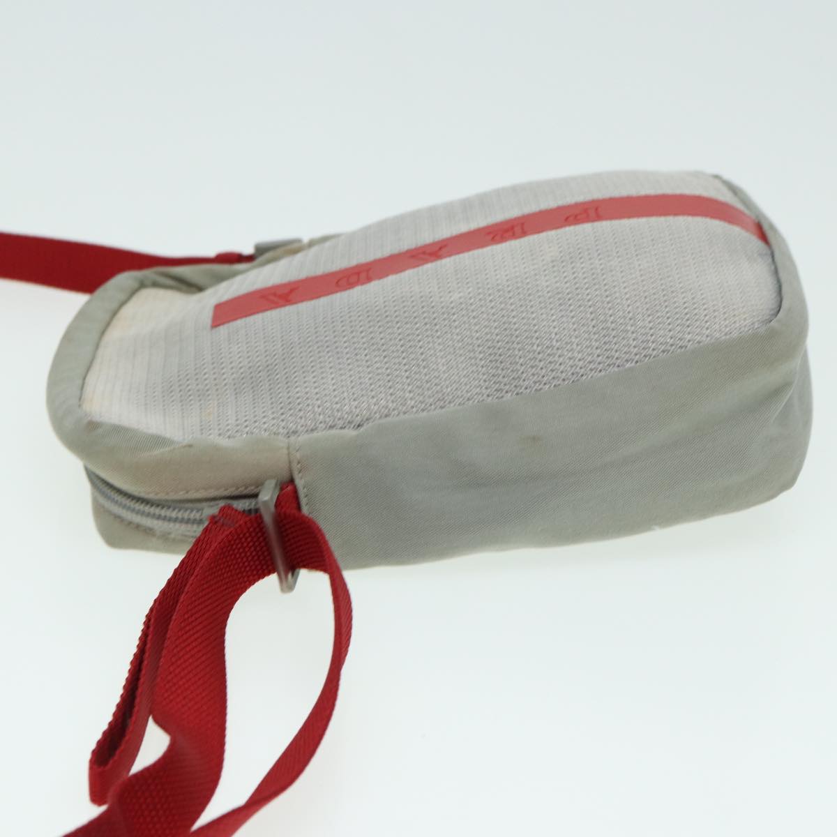 Luxury Prada Sports Shoulder Bag Nylon Gray  85159