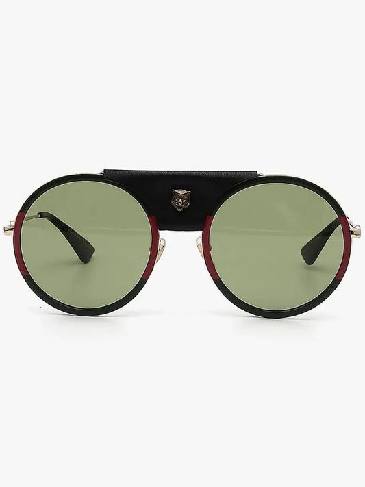 Luxury Gucci Trending 2025 Eyewear Round Frame Sunglasses Green