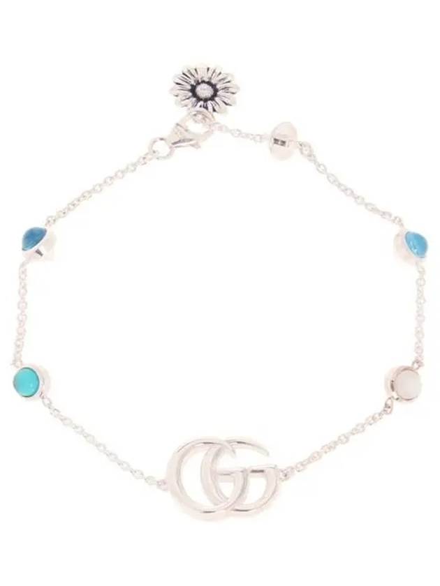 Luxury Gucci Trending 2025 Double G Flower Charm Bracelet YBA527393001 Silver