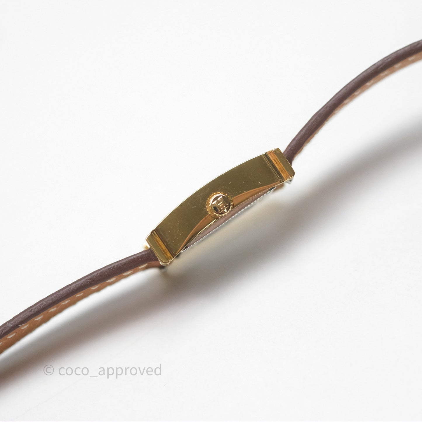 Hermès Heure H TPM Watch Gold Epsom Gold Hardware