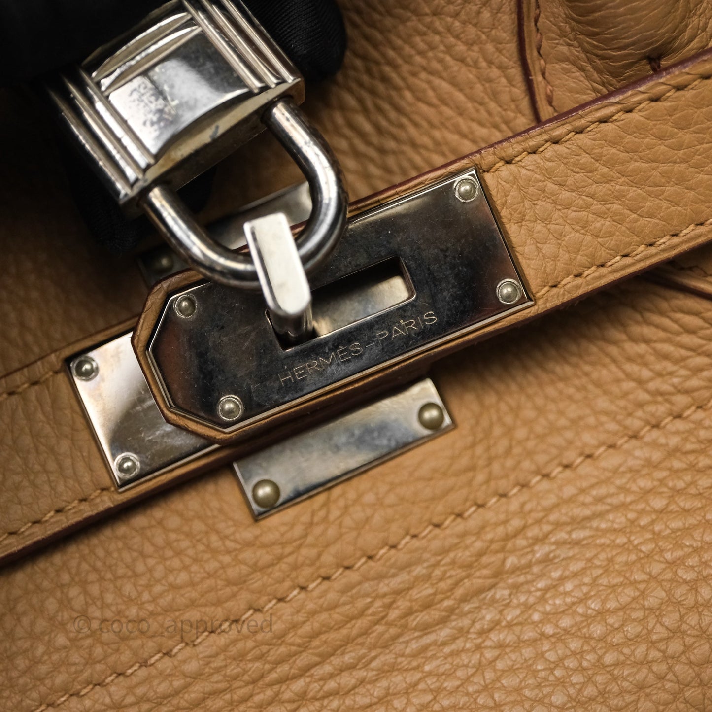 Hermès Birkin JPG Shoulder Bag 42 Tabac Camel 24 Palladium Hardware