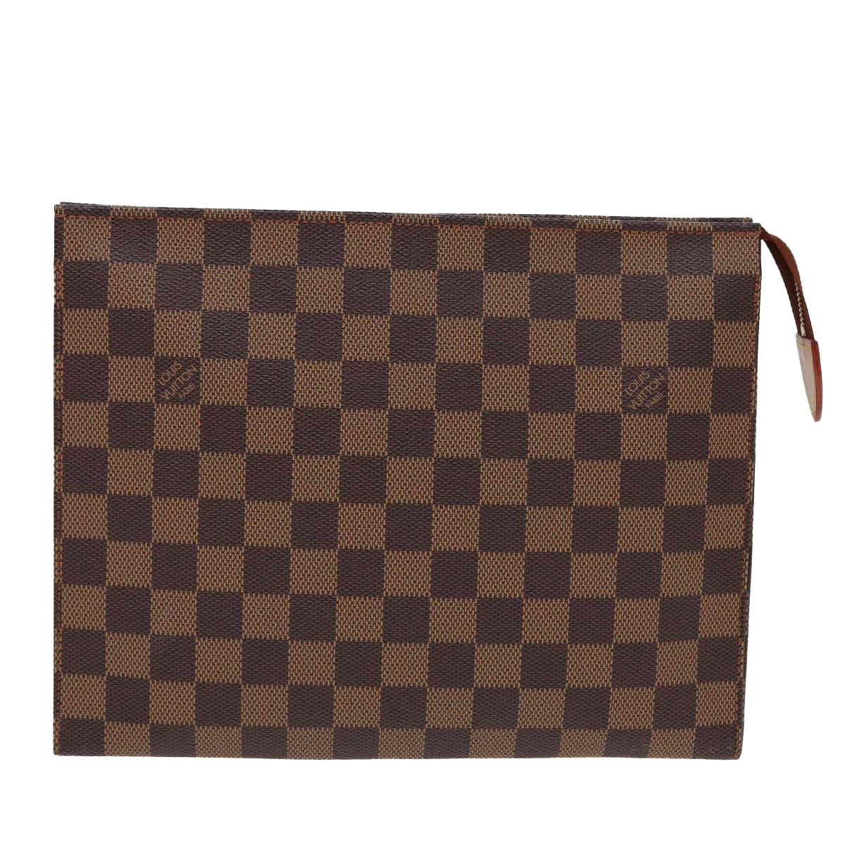 LOUIS VUITTON Damier Ebene Poche Toilette 26 Pouch N47543 LV 85210