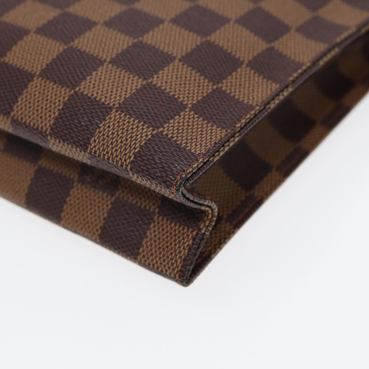 LOUIS VUITTON Damier Ebene Poche Toilette 26 Pouch N47543 LV 85210