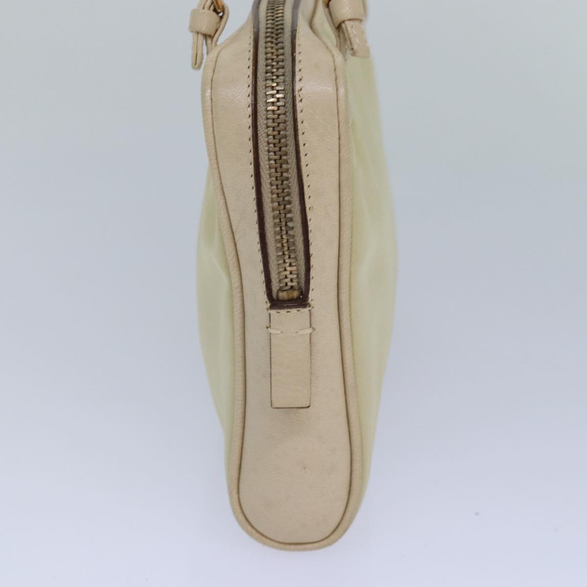 Luxury Prada Hand Bag Nylon Gold Beige  85224