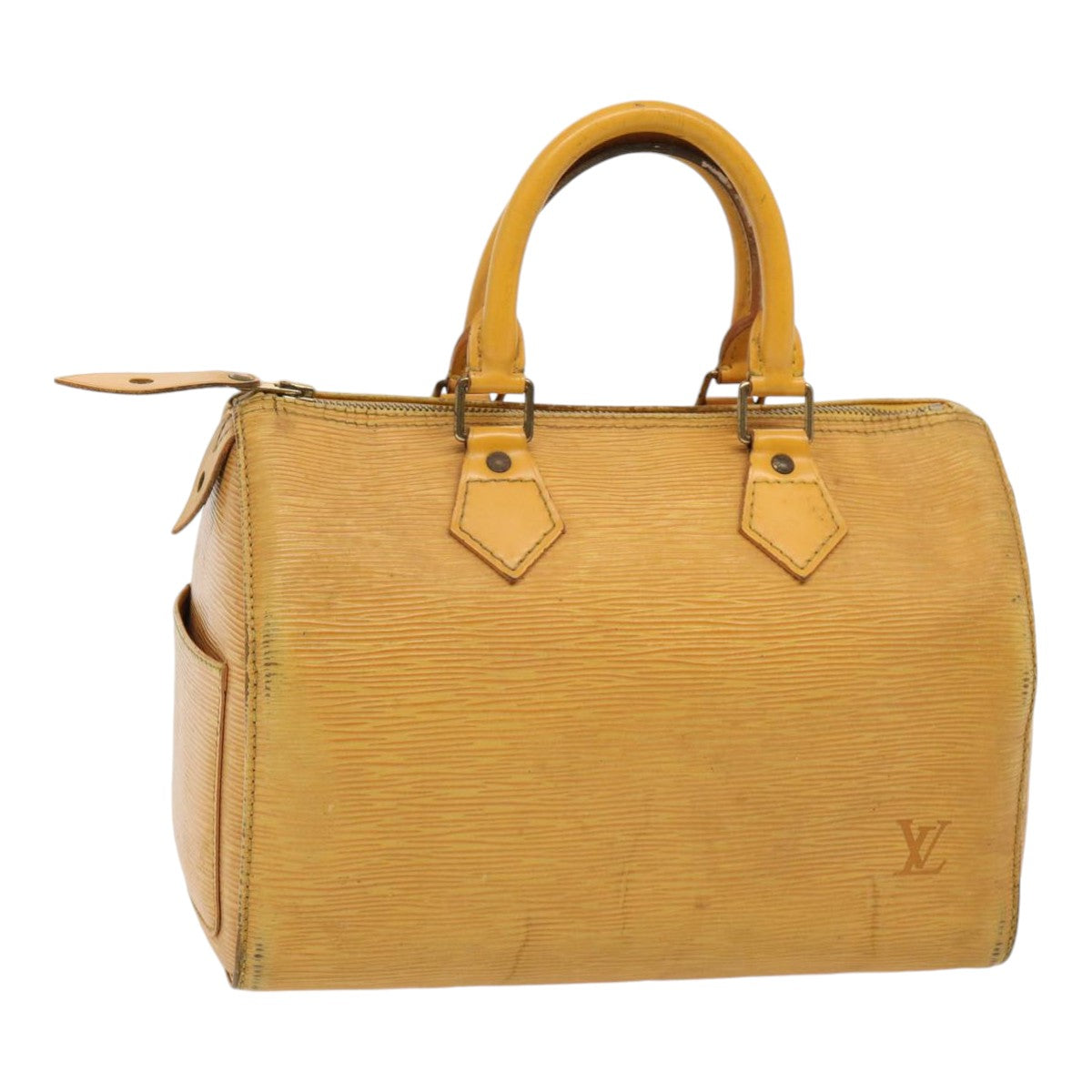 LOUIS VUITTON Epi Speedy 25 Hand Bag Tassili Yellow M43019 LV 85257