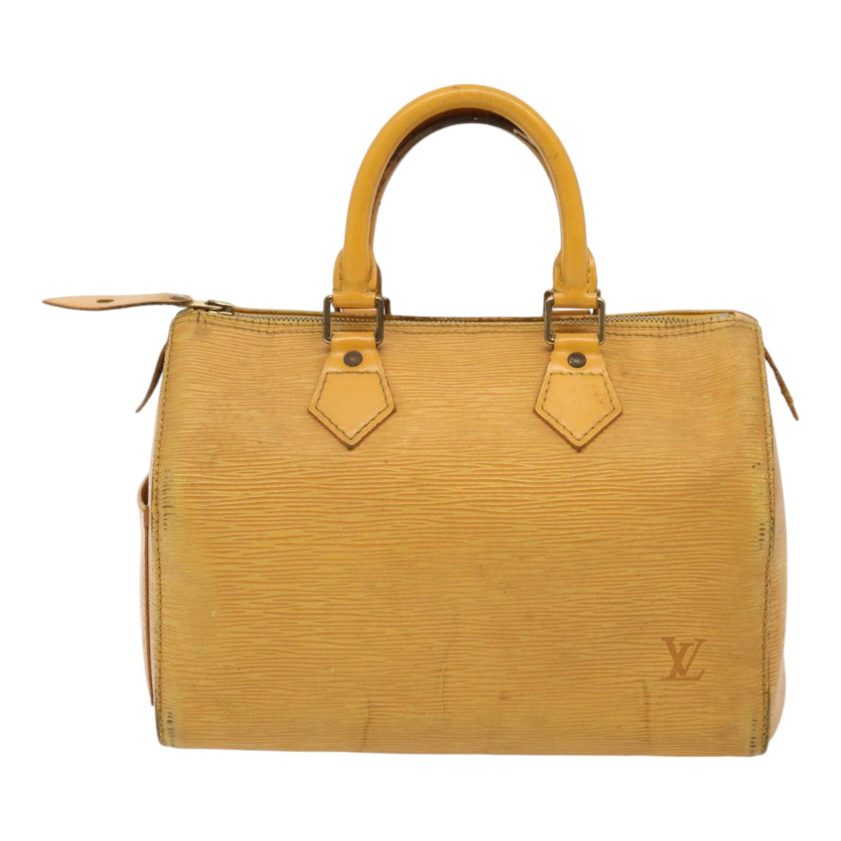 LOUIS VUITTON Epi Speedy 25 Hand Bag Tassili Yellow M43019 LV 85257