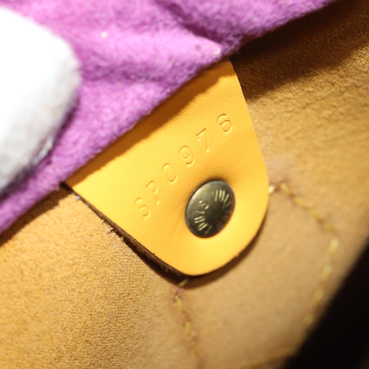 LOUIS VUITTON Epi Speedy 25 Hand Bag Tassili Yellow M43019 LV 85257