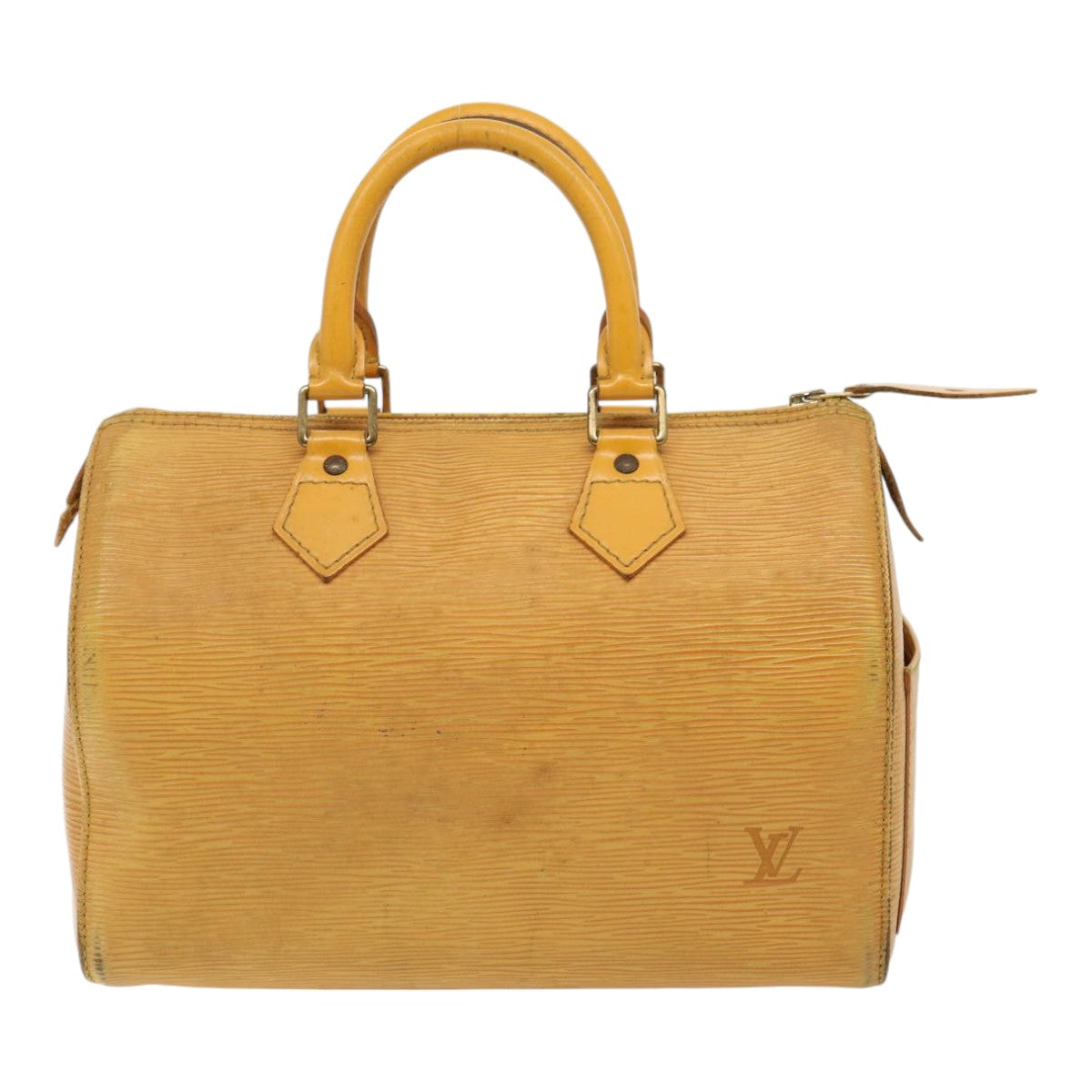 LOUIS VUITTON Epi Speedy 25 Hand Bag Tassili Yellow M43019 LV 85257