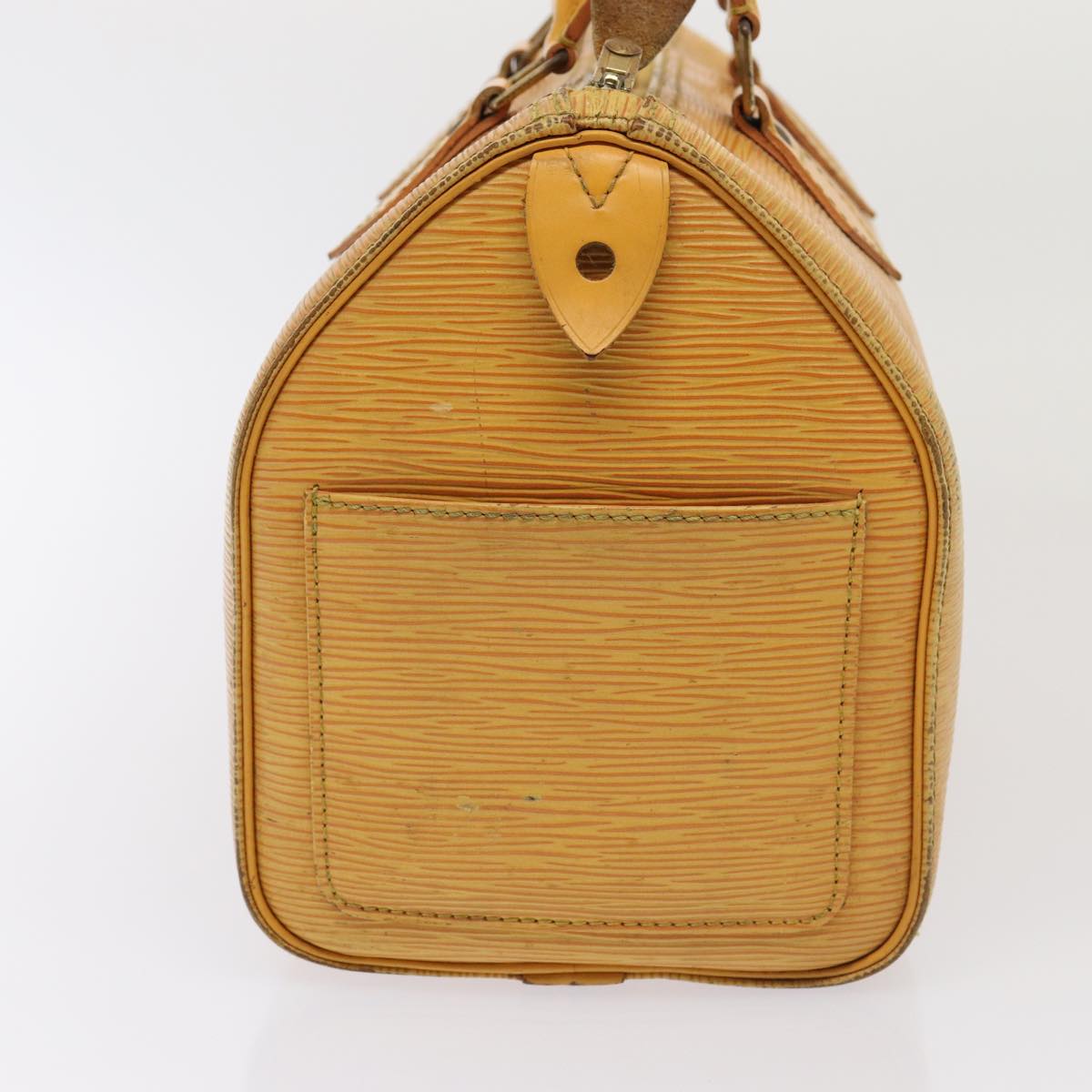 LOUIS VUITTON Epi Speedy 25 Hand Bag Tassili Yellow M43019 LV 85257