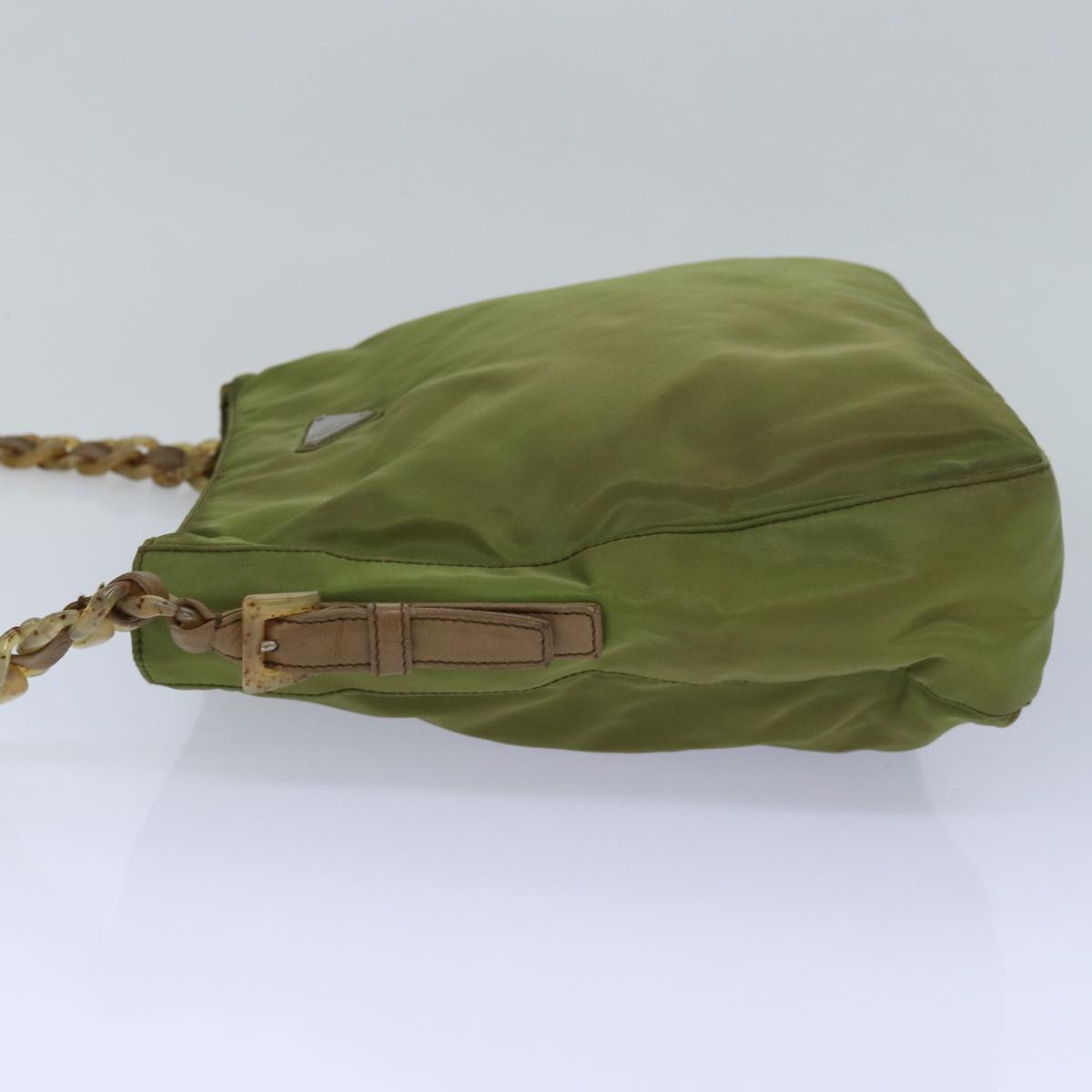 Luxury Prada Shoulder Bag Nylon Khaki  85288