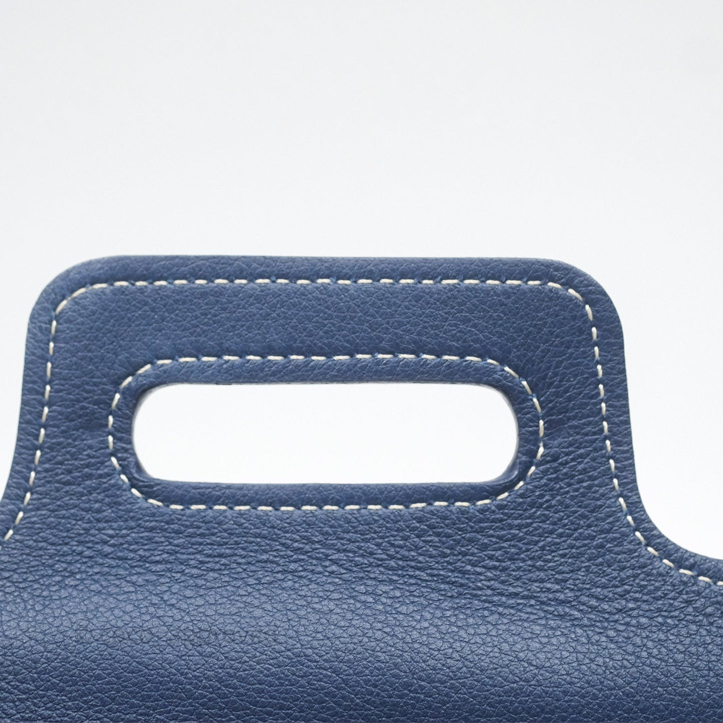 Goyard Saïgon Mini Bag Navy Goyardine Canvas/ Chevroches Calfskin