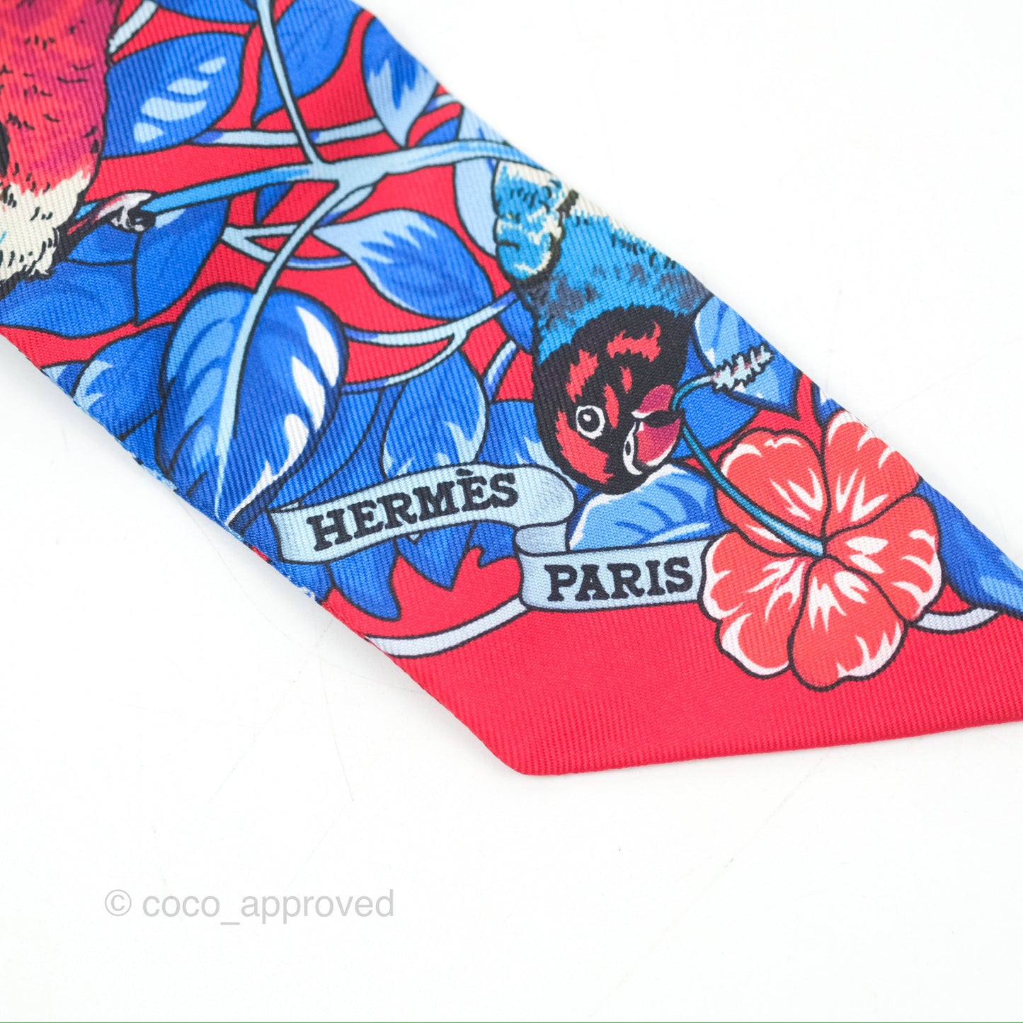 Hermes Jungle Love Love Silk Twilly