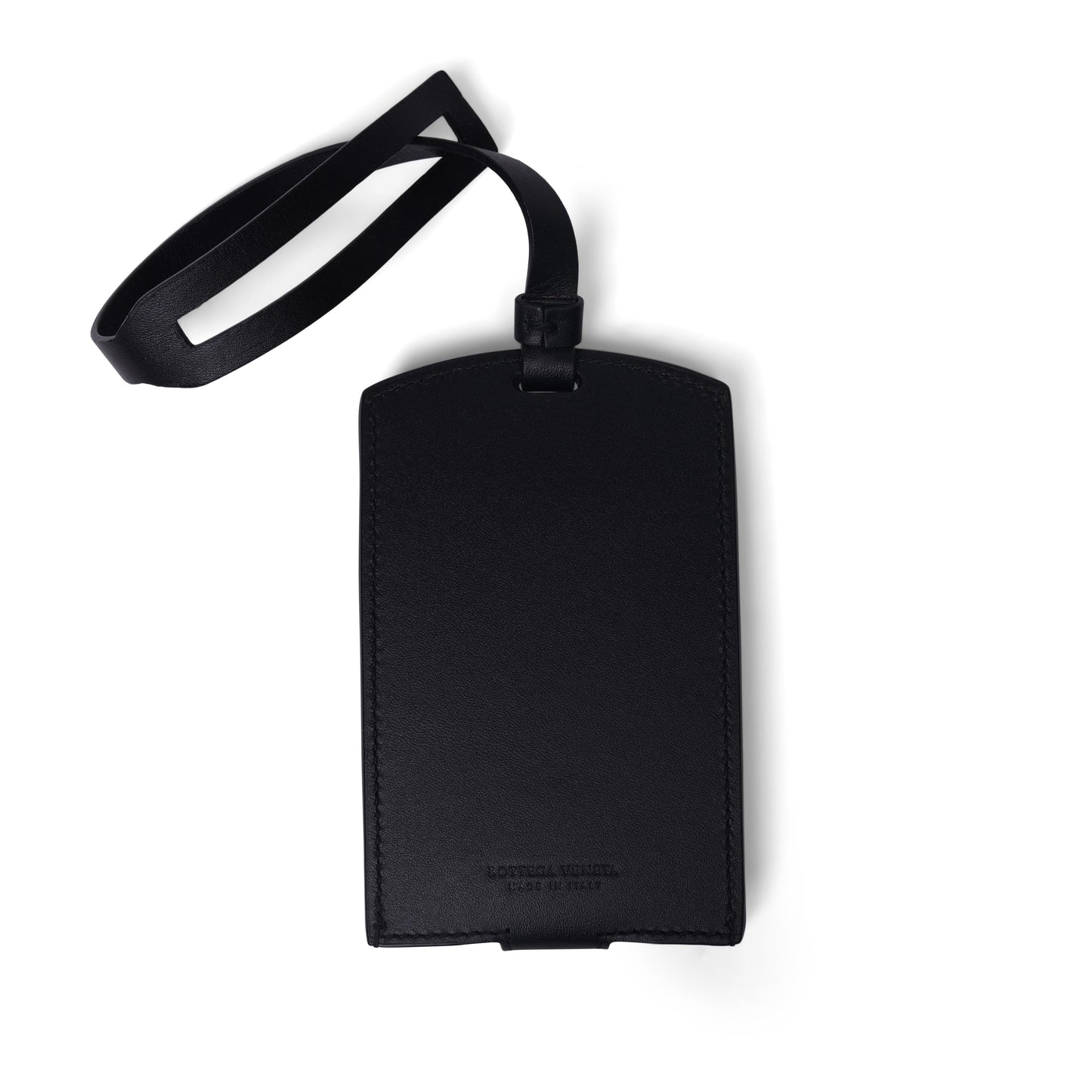 Luxury Bottega Veneta Intrecciato Tag Holder