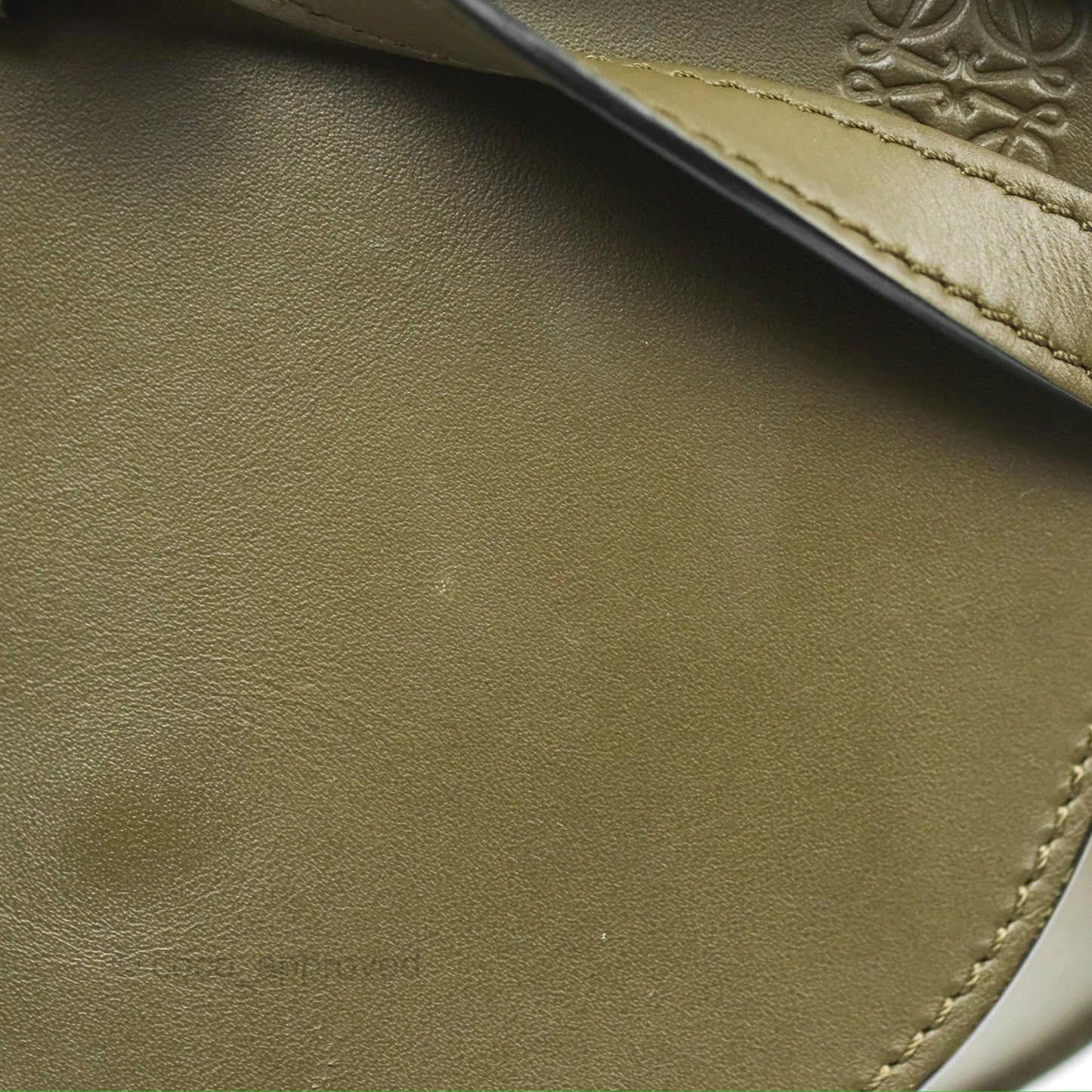 Loewe Mini Gate Dual Bag Soft Calfskin & Jacquard Strap Autumn Green