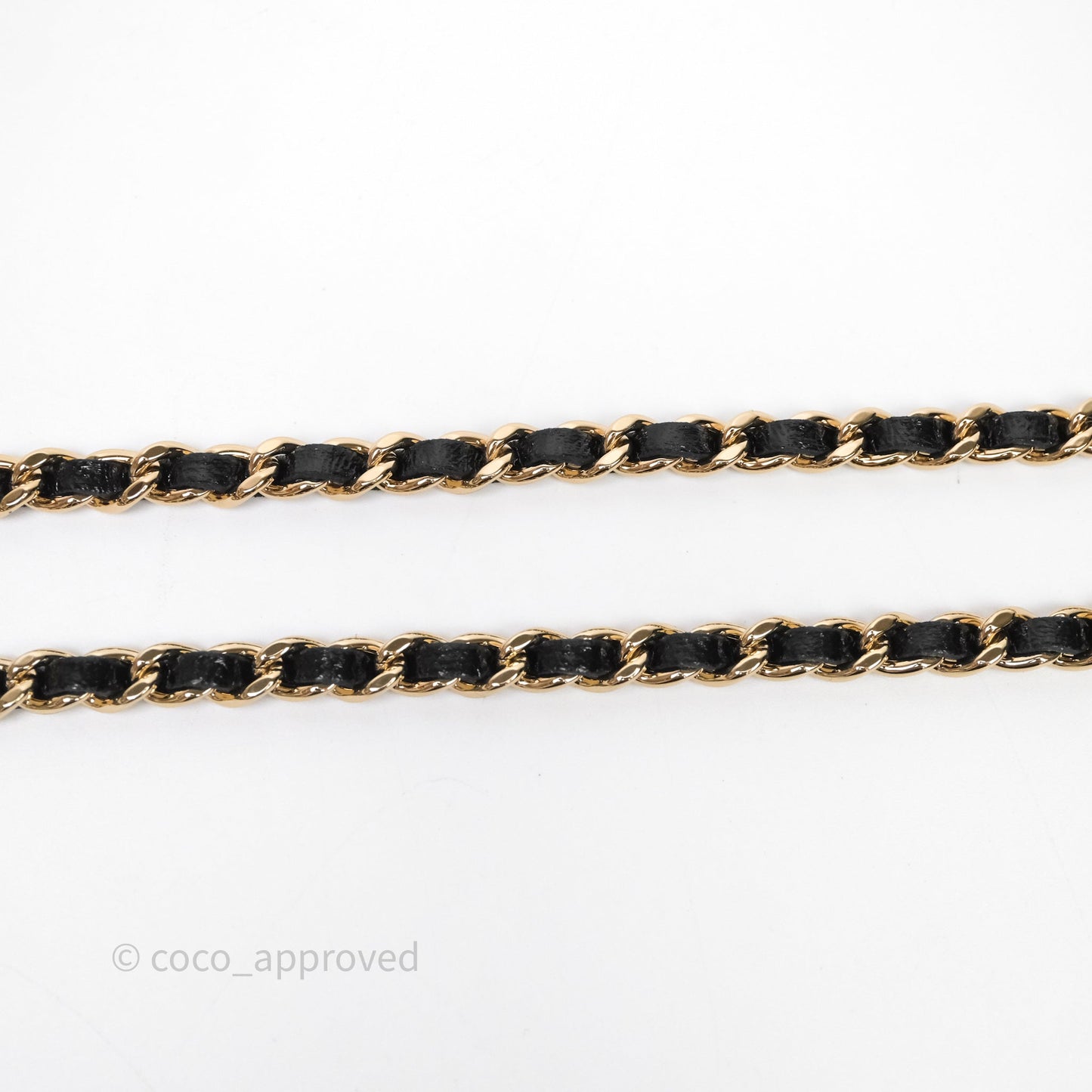 Chanel Nano 31 Black Shiny Lambskin Gold Hardware