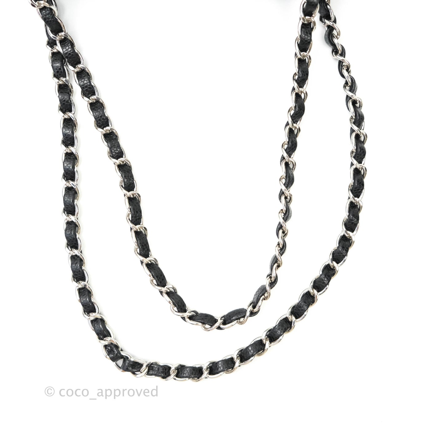 Chanel Classic Small S/M Flap Black Caviar Silver Hardware