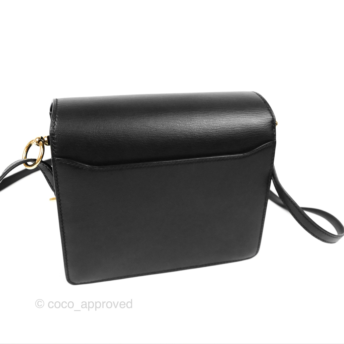 Hermès Roulis Mini 18 Black Swift Gold Hardware