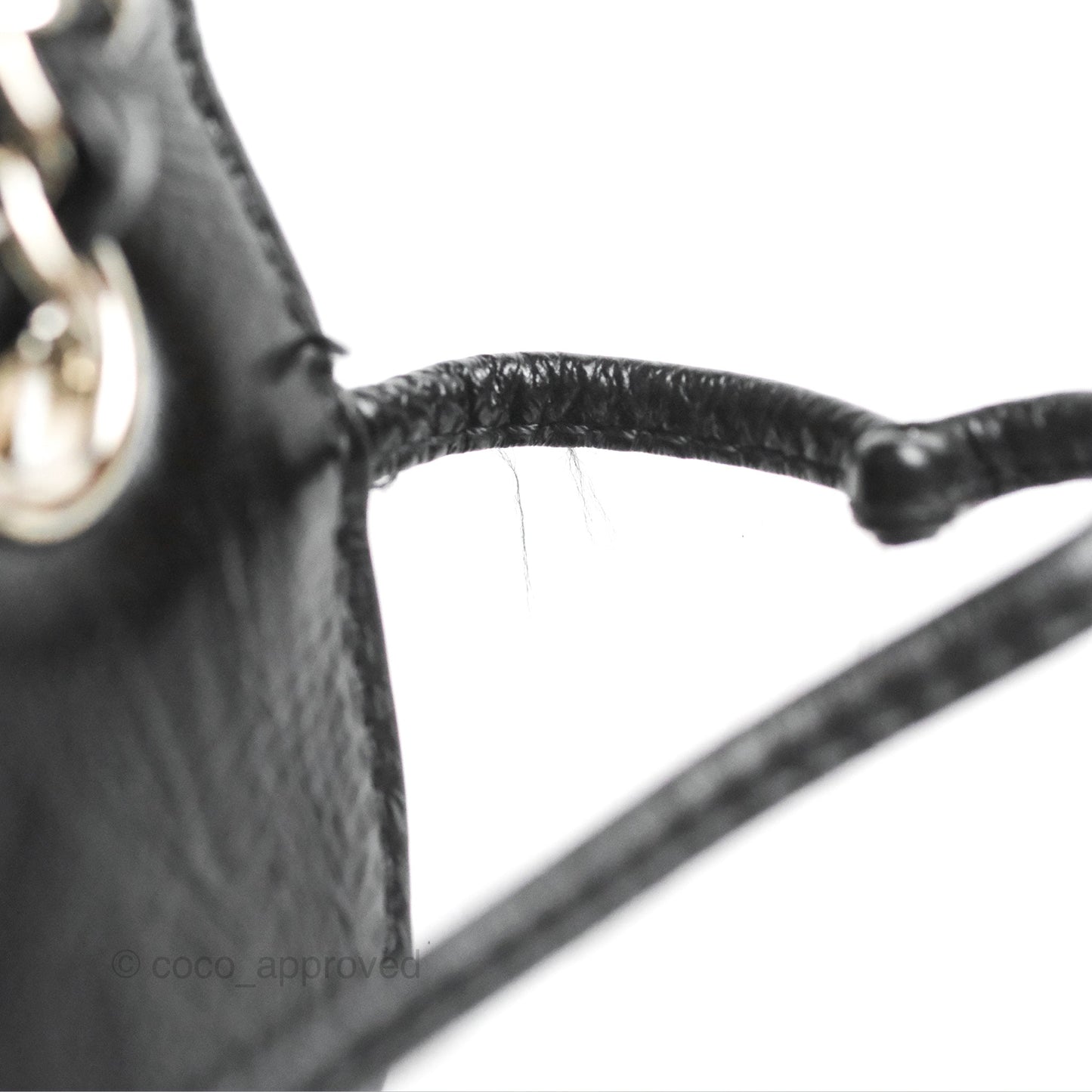 Chanel Aquarium PVC Backpack Black Crumpled Calfskin Silver Hardware