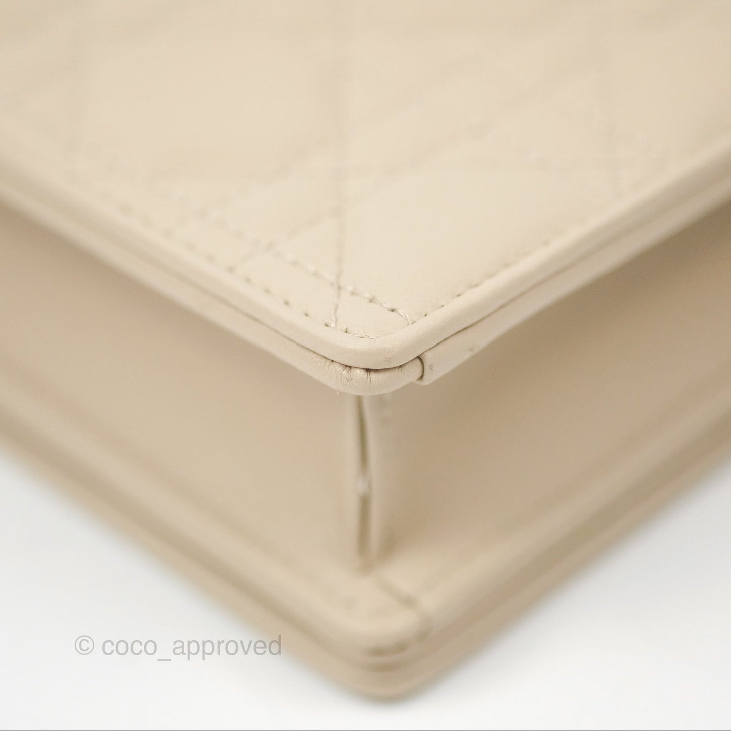 Dior Lady Dior Pouch on Chain Sand Cannage Lambskin