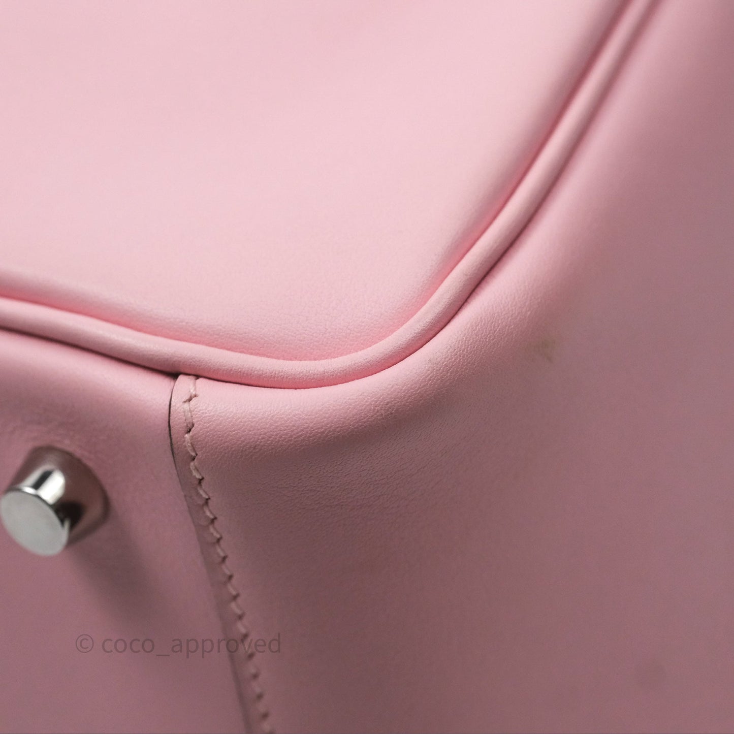 Hermes Lindy 26 Rose Sakura Pink 3Q Swift Palladium Hardware