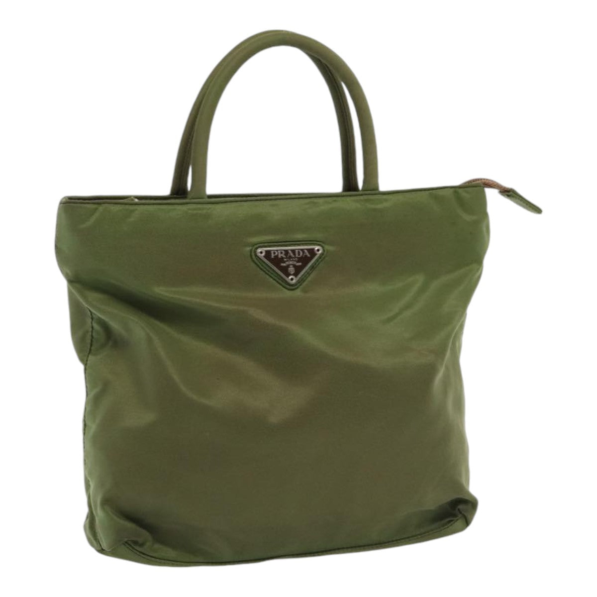 Luxury Prada Hand Bag Nylon Khaki  85479