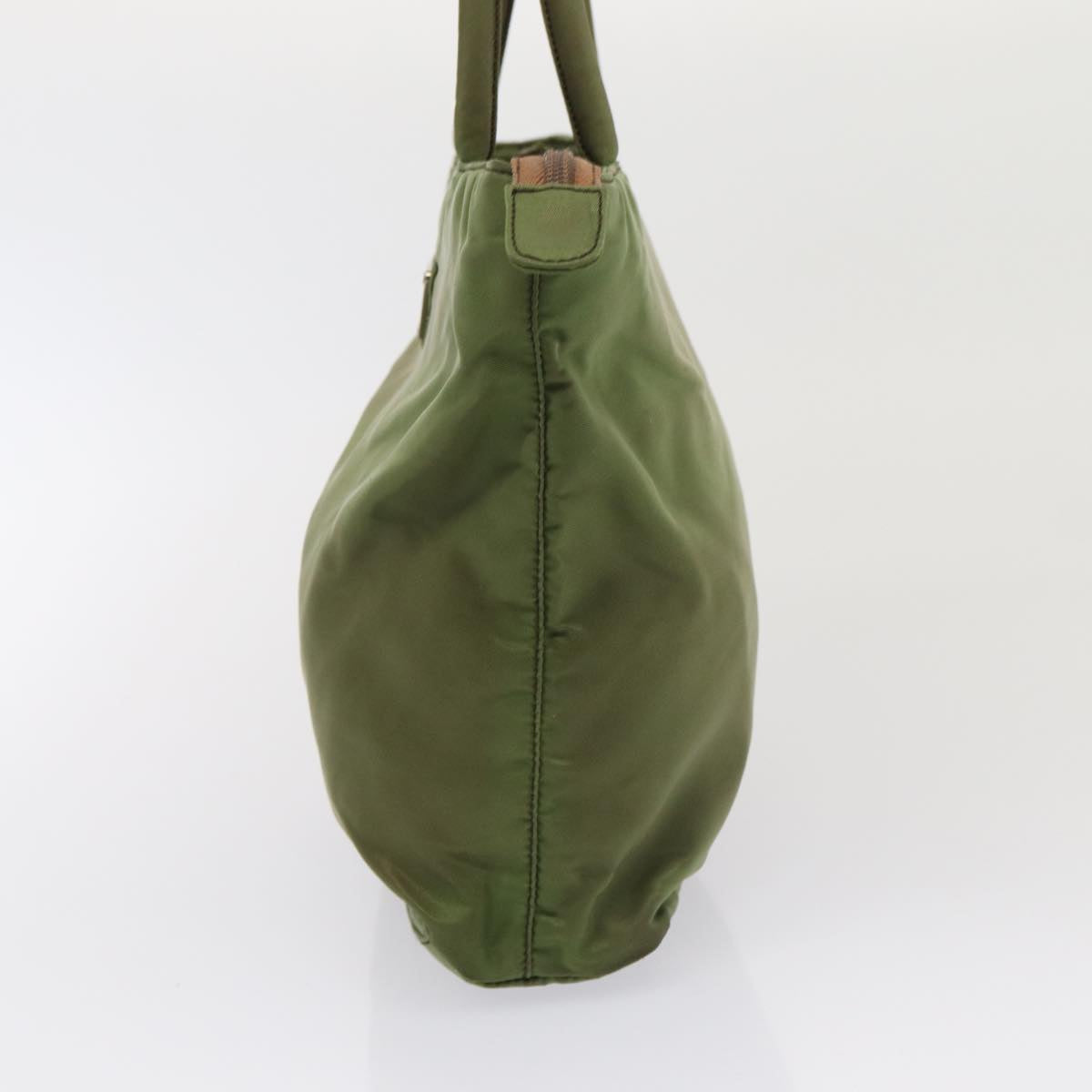 Luxury Prada Hand Bag Nylon Khaki  85479