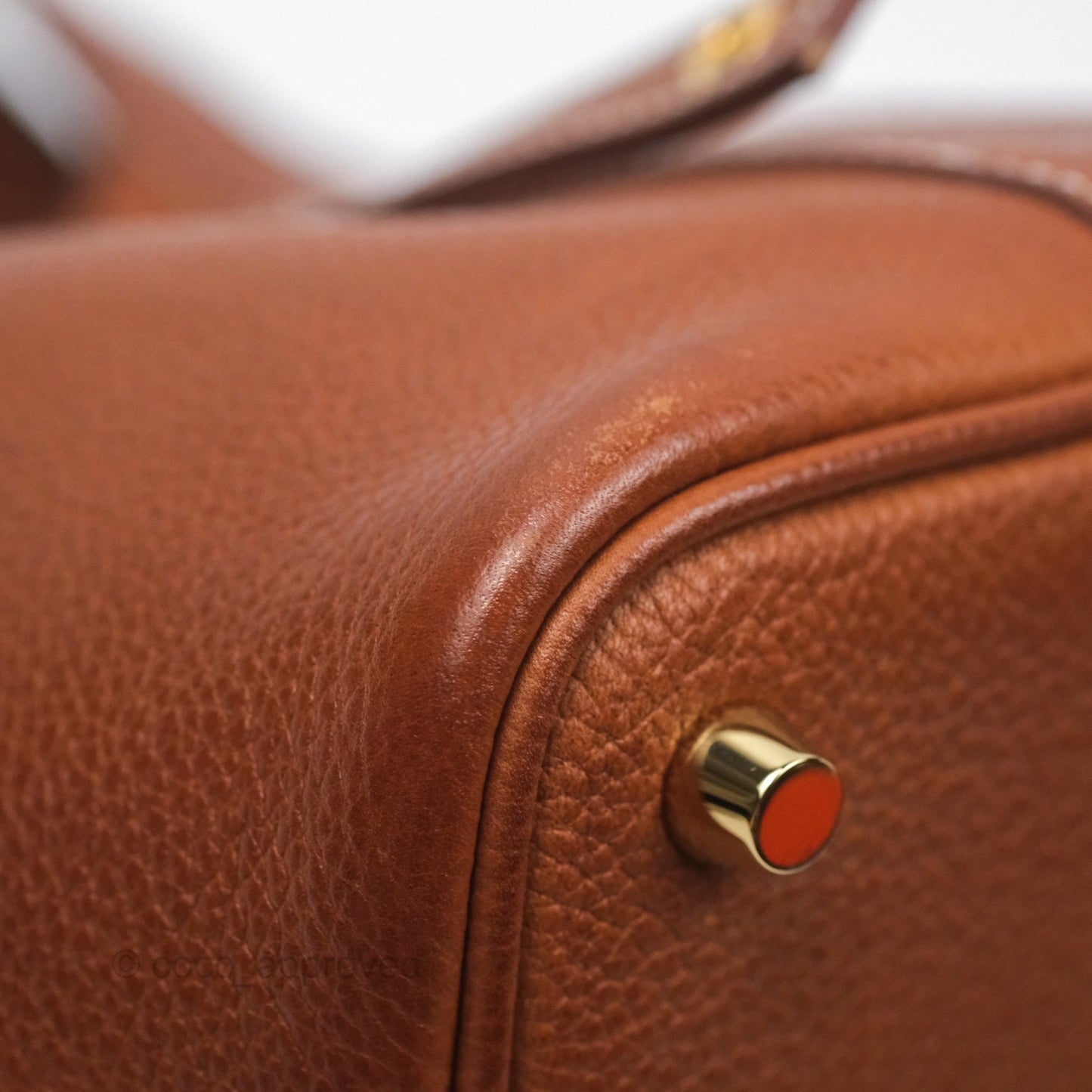 Hermès Picotin Lock 18 Fauve 34 Barenia Gold Hardware