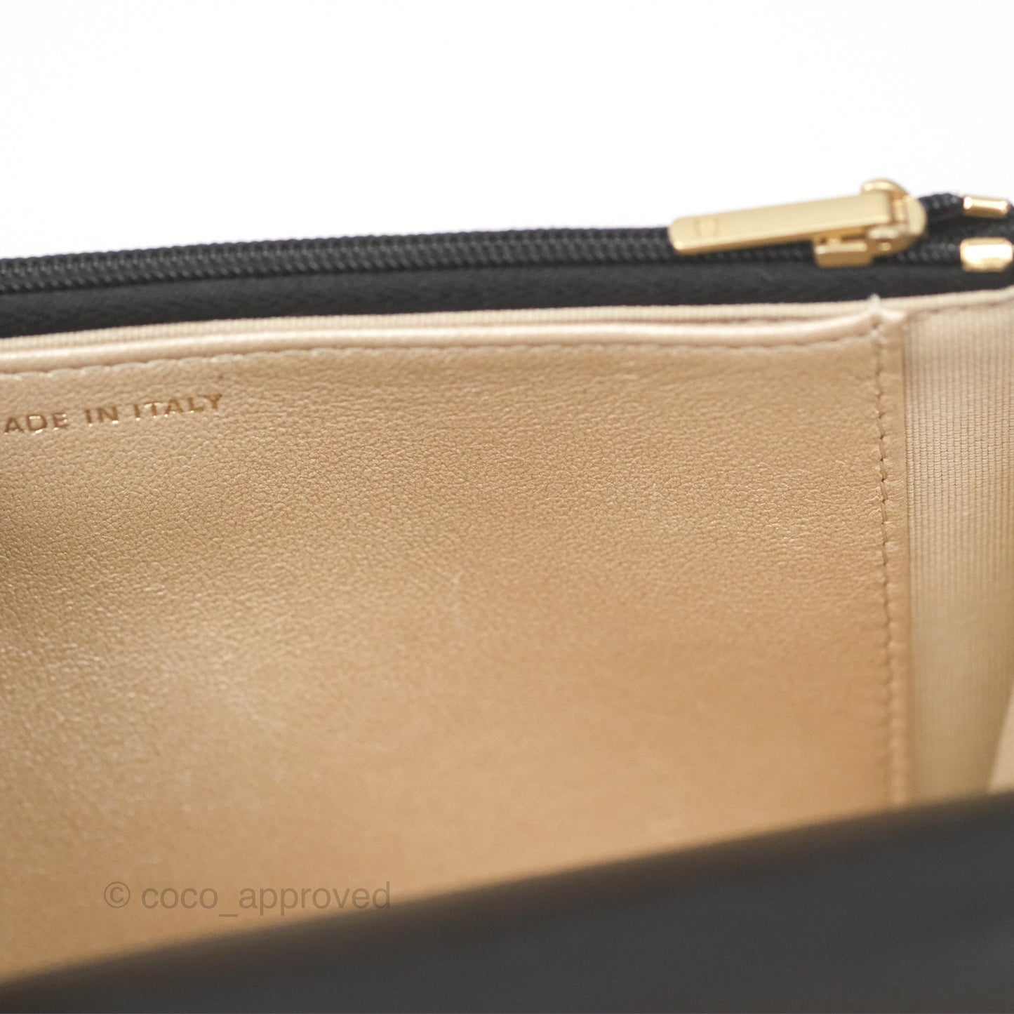 Chanel Quilted Dynasty Wallet on Chain WOC Black Shiny Lambskin Gold Hardware