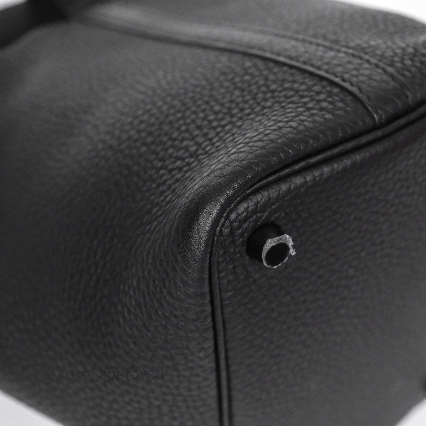 Hermès Picotin 18 Black Noir 89 Clemence So Black Hardware