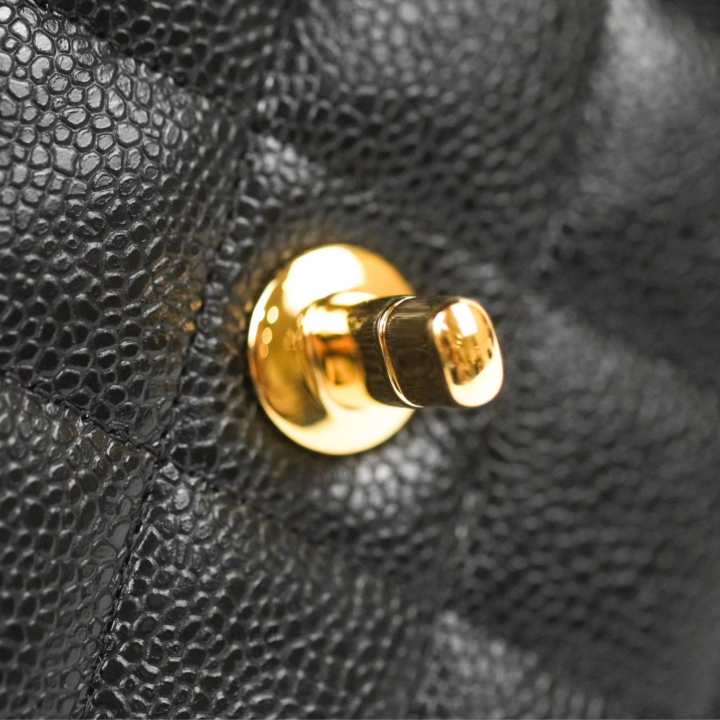 Chanel Jumbo Double Flap Black Caviar Gold Hardware⁣⁣