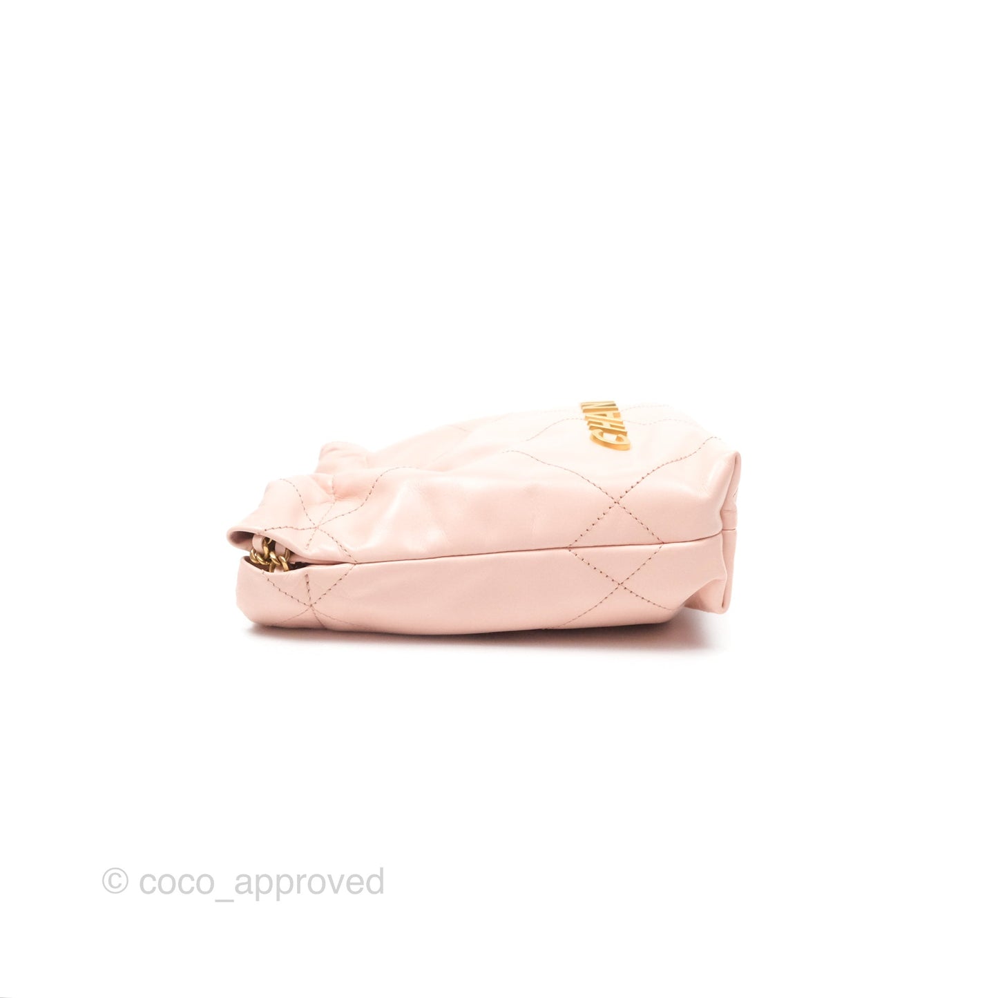 Chanel 22 Mini Bag Pink Shiny Crumpled Calfskin