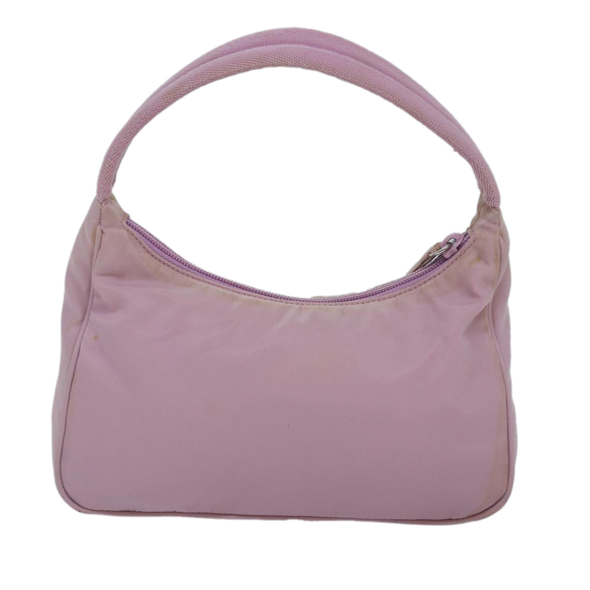 Luxury Prada Hand Bag Nylon Pink Silver  85665