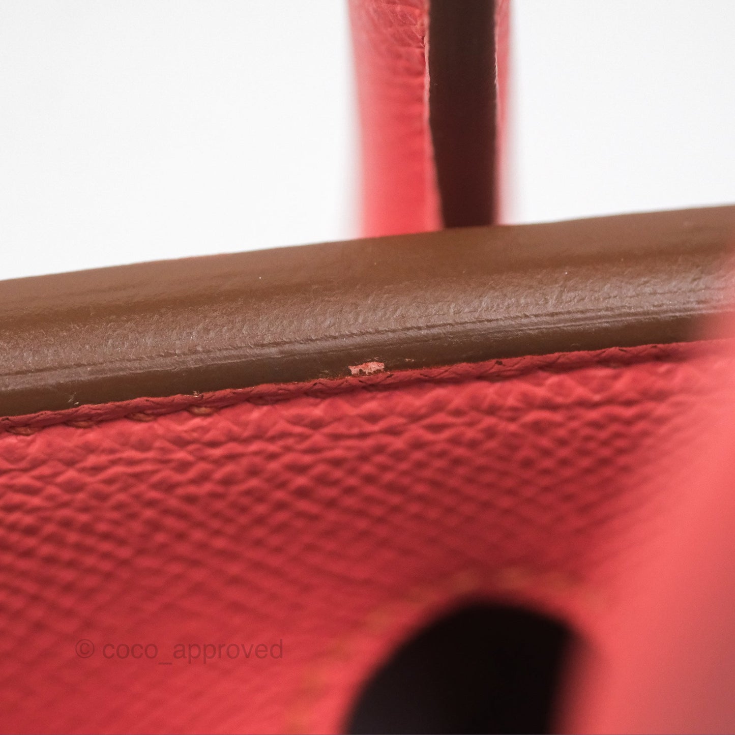 Hermès Birkin 30 Retourne Flamingo I5 Epsom Gold Hardware