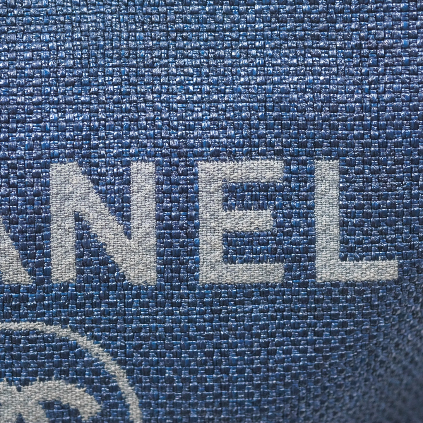 Chanel Medium Deauville Navy Canvas Gold Hardware