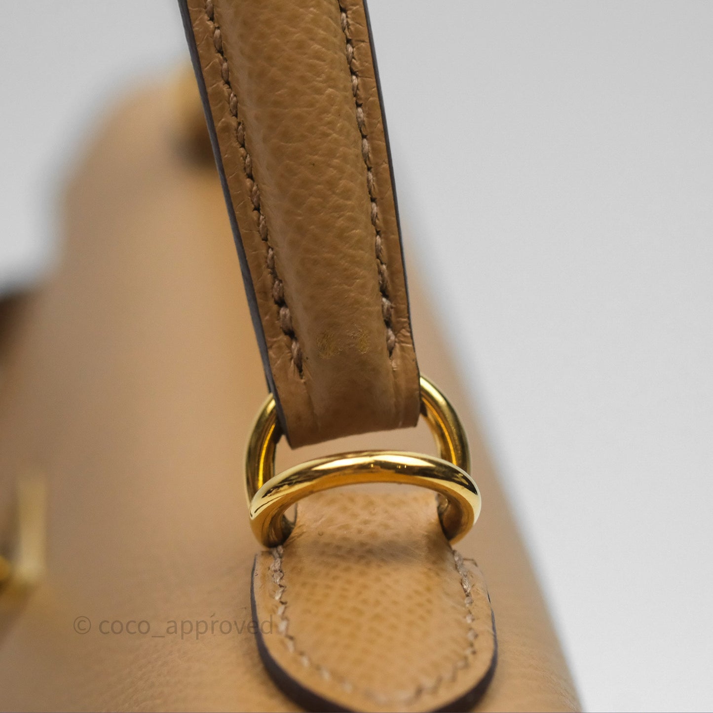 Hermès Sellier Kelly 25 Chai 0M Epsom Gold Hardware