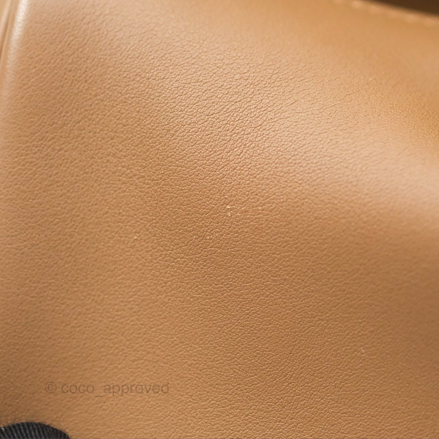 Hermès Mini Lindy 20 Verso Swift Alezan 3G / Biscuit 48 Palladium Hardware