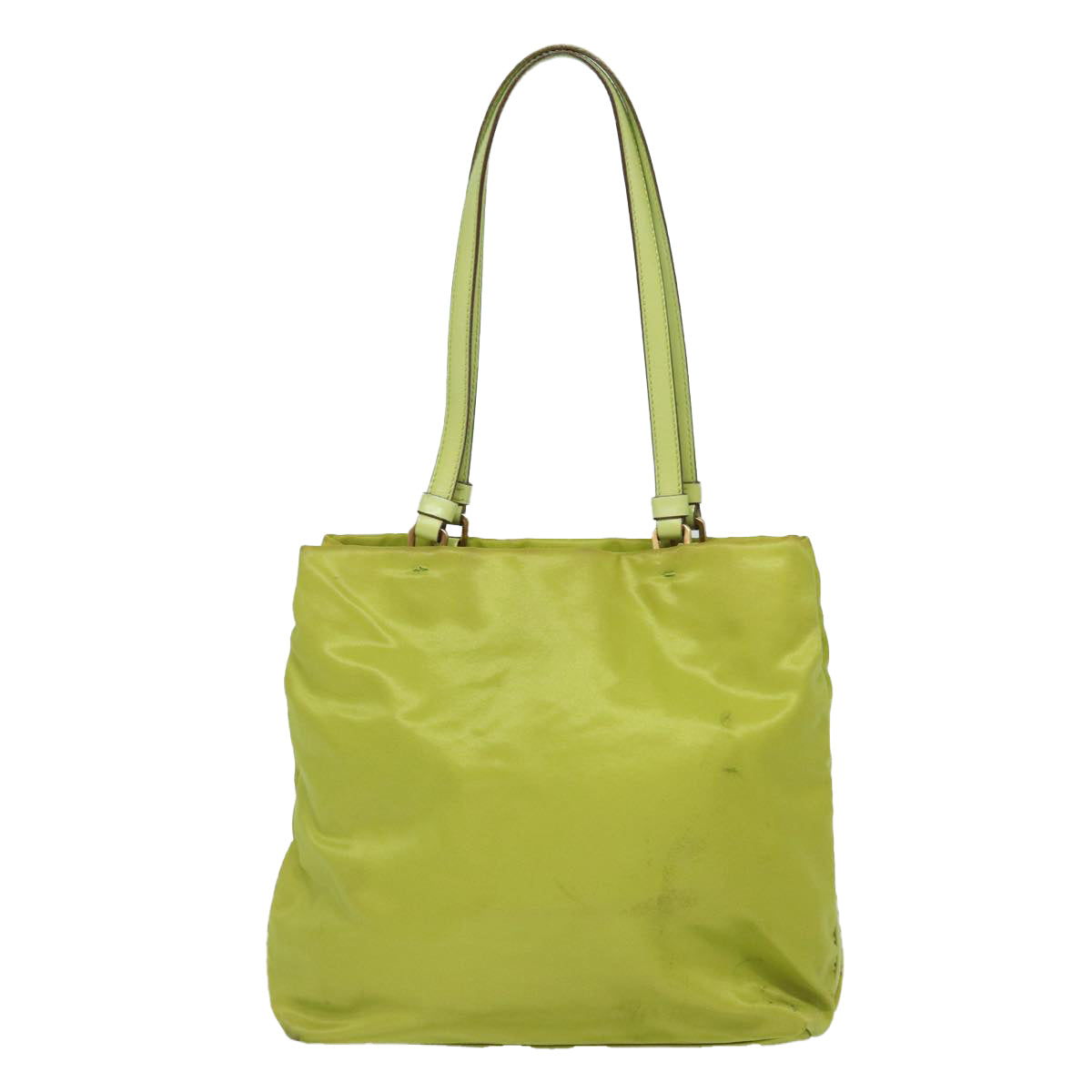 Luxury Prada Shoulder Bag Nylon Green Gold  85715