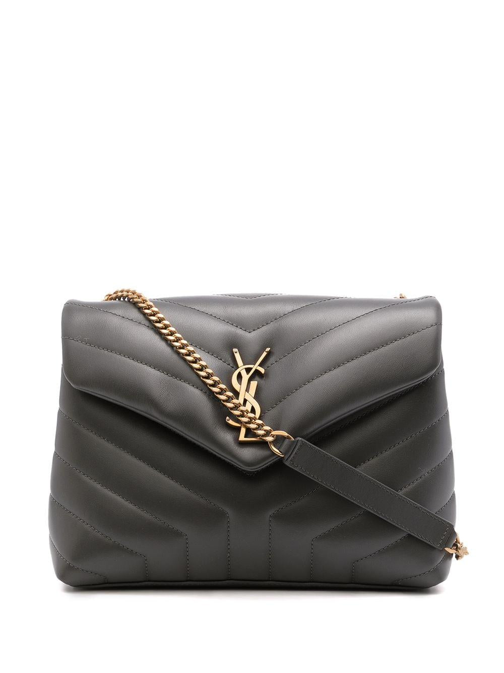 Luxury Saint Laurent Women's Ysl Bo Mng Loulou S in Storm/Storm | 494699DV7271112
