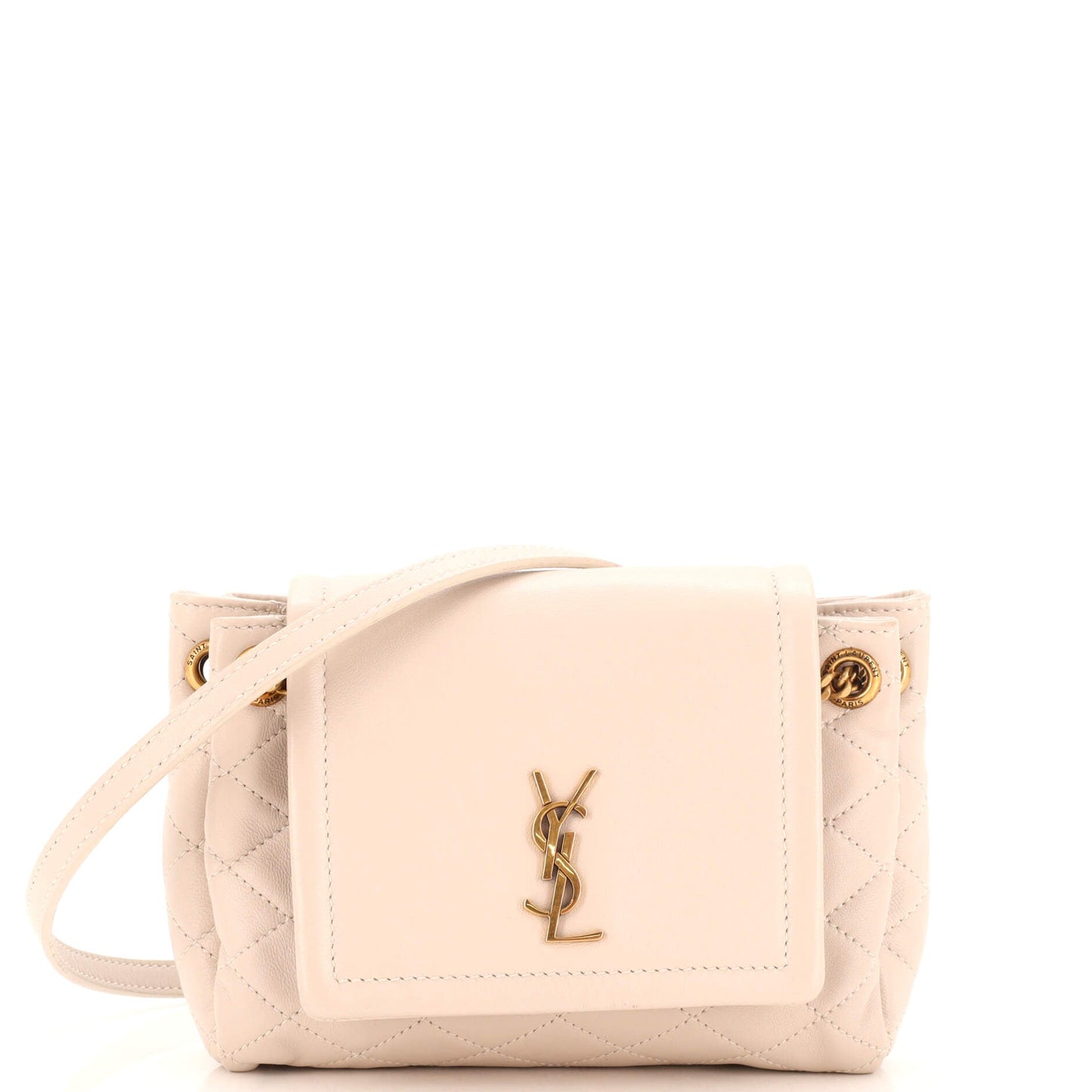 Luxury Saint Laurent Nolita Satchel Quilted Leather Mini