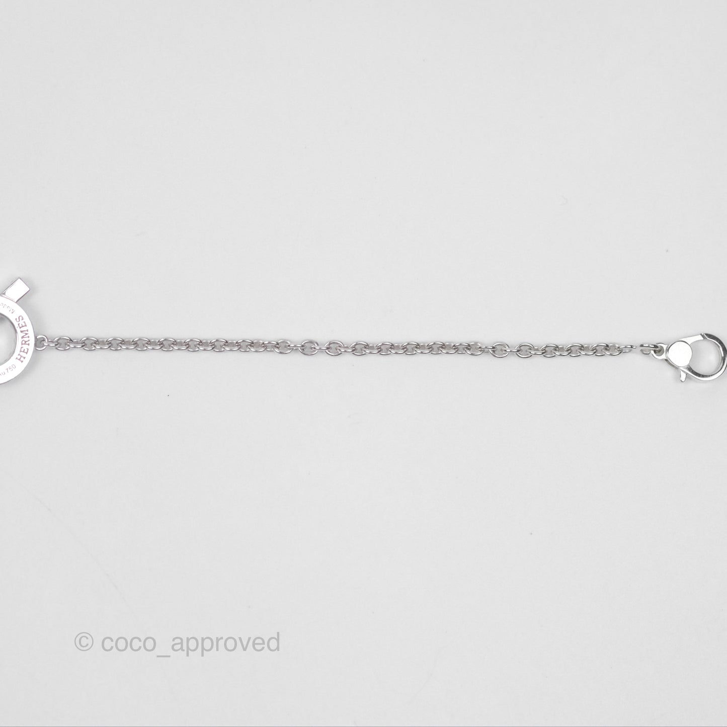 Hermès Finesse Bracelet Diamonds White Gold
