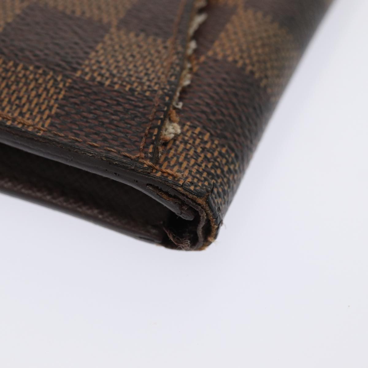 LOUIS VUITTON Damier Ebene Organizer Dupoch Card Case N61721 LV 85866
