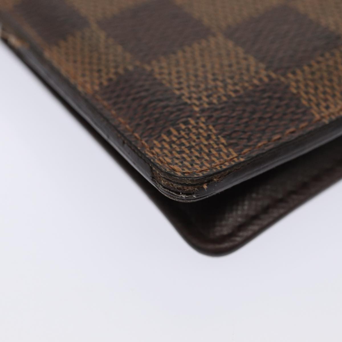 LOUIS VUITTON Damier Ebene Organizer Dupoch Card Case N61721 LV 85866