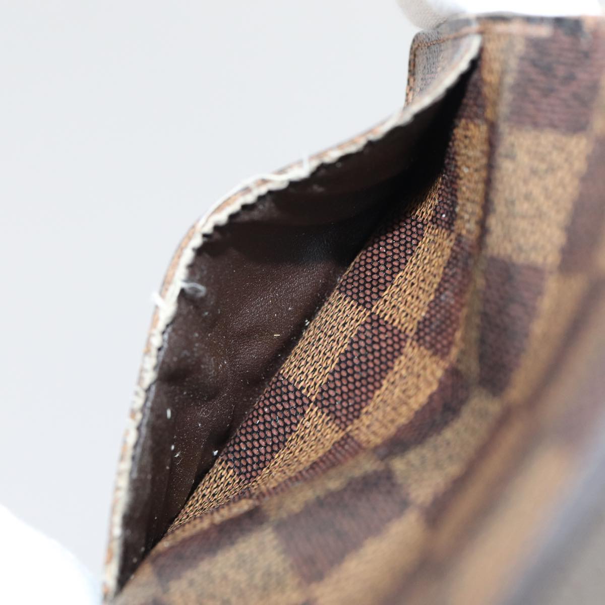 LOUIS VUITTON Damier Ebene Organizer Dupoch Card Case N61721 LV 85866