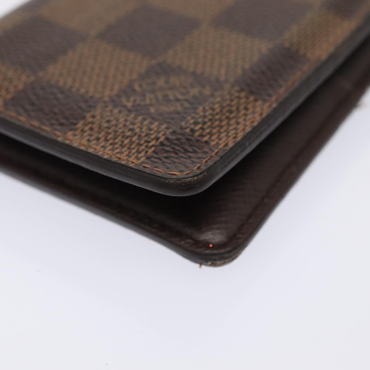 LOUIS VUITTON Damier Ebene Organizer Dupoch Card Case N61721 LV 85866