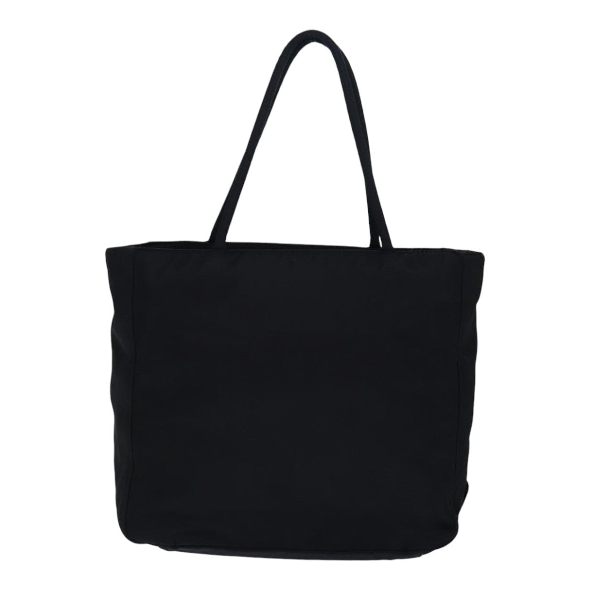 Luxury Prada Hand Bag Nylon Black Silver  85867