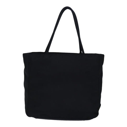 Luxury Prada Hand Bag Nylon Black Silver  85867