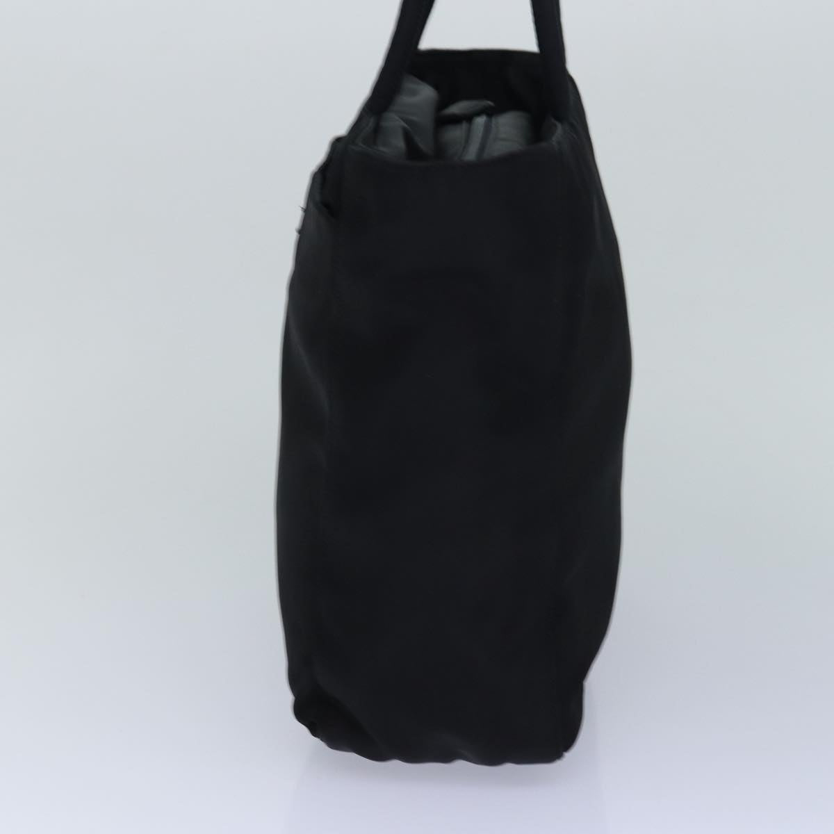 Luxury Prada Hand Bag Nylon Black Silver  85867