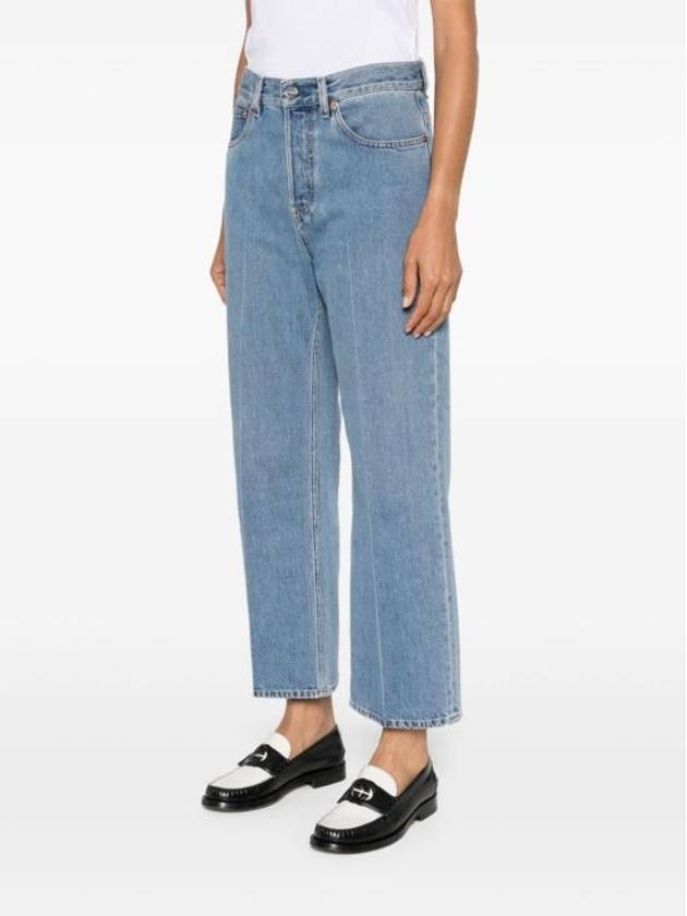 Luxury Gucci Trending 2025 Low Waist Cropped Jean Blue