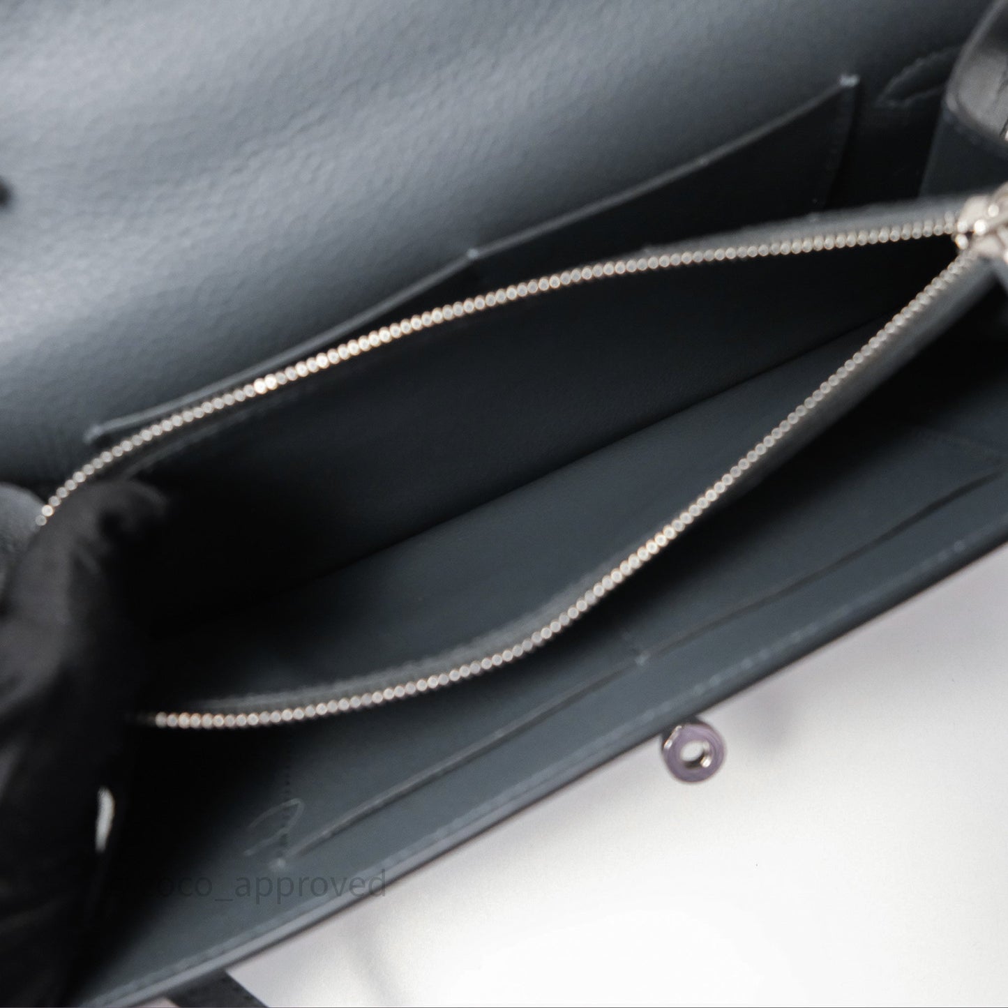 Hermès Kelly To Go Wallet Gris Misty H0 Evercolor Palladium Hardware