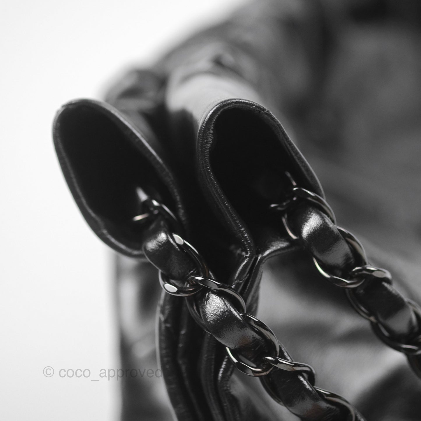 Chanel 22 Small Black Calfskin So Black Hardware
